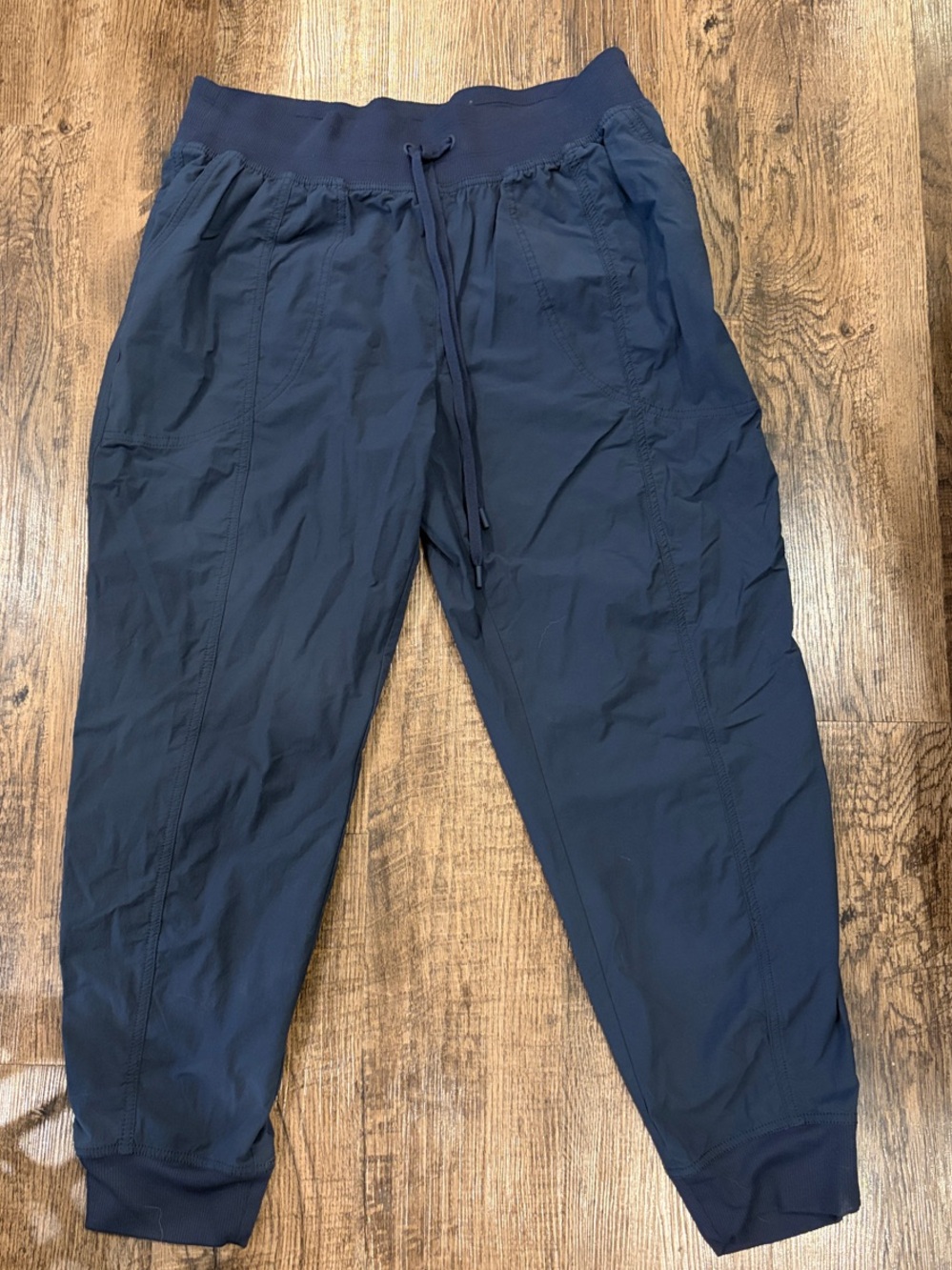 CALIA Women's Navy Jogger Track Pants with Drawstring Waist